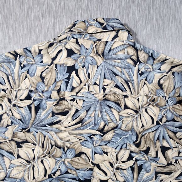 VTG Campia Moda Shirt Mens XXL Multicolor Camp Outdoor Hawaiian Cotton Button Up - Picture 7 of 11